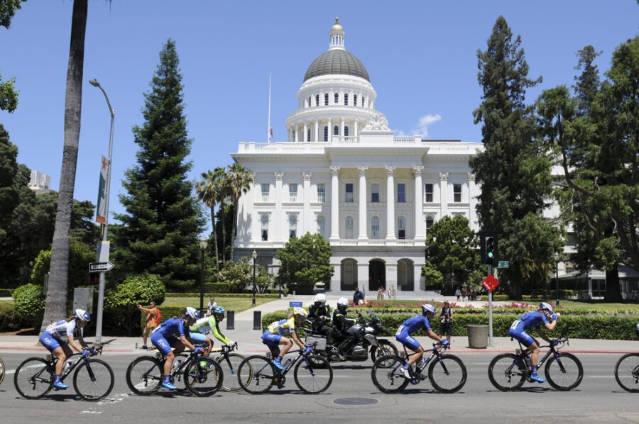 biking in Sacramento